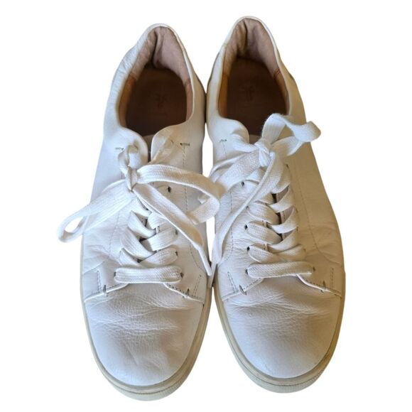 Frye Women’s Ivy Low Lace Sneakers‎ shoes in White Size 8 - Picture 5 of 9